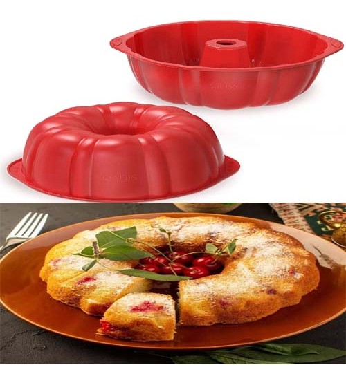 New Nonstick Silicone Bundt Cake Pan Molds